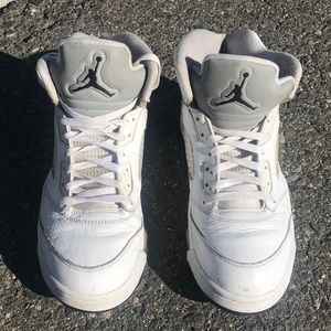 Jordan 5 Retro Metallic White (2015) Size 10.5